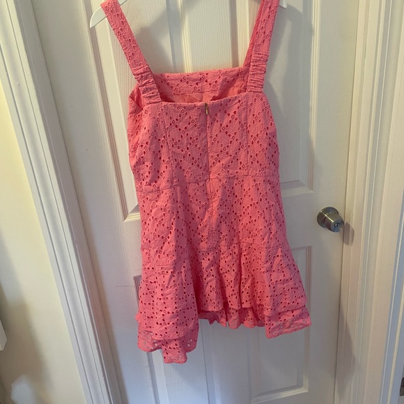 Draper James Pink Eyelet Dress - Picture 2 of 4